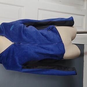 Purple/blue Merrell fleece jacket.